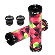 将图片加载到图库查看器，Bike Handlebar Grips Lock On Bicycle Grips MTB Gel Silicone Mountain Bike Cycling Handle Bar Grips Non-slip Lock-on Bicycle Hand Bike Grips For Mountain Bike Scooter
