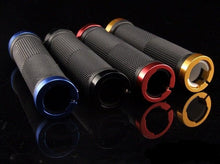 Load image into Gallery viewer, Bike Road Cycling Bicycle Handlebar Cover Grips Soft Rubber Anti-Slip Bike Handle Grip Lock Bar Non-Slip-Rubber Bicycle Handle Grip With Aluminum Lock Bike Grip For Scooter Cruiser Tricycle Wheel Chair Mountain Road Urban Foldable Bike
