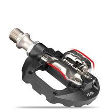 Load image into Gallery viewer, Bike self-locking pedal nylon DU+3 pilin bearing Mountain Clipless Bike bicycle Pedal Cleats pedal bicycle Mountain Bike CNC Die-Cast Aluminum Sealed Pedals With Cleats Dual Platform Clipless Pedals For Mountain Bike Easy Clip In And Out
