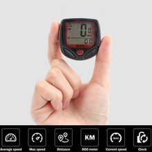 将图片加载到图库查看器，Bike Speedometer Waterproof Wired Digital Bike Ride Odometer Bicycle Cycling Speed Counter Bicycle Accessories Waterproof Cycling Odometer With Automatic Wake-Up Multi-Function LCD Backlight Display Bicycle Computer Best For Bikers
