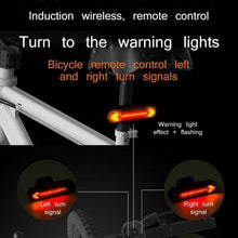 将图片加载到图库查看器，Bike Taillight USB Remote Wireless Controlling Bike Rear Lamp Turn Signal Light LED Bicycle Remote Control Bike Tail Light Bicycle Light Safety Warning Bike Brake Rear Light Safety Warning Cycling Light
