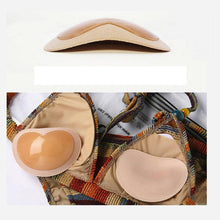 Load image into Gallery viewer, Bikini Chest Pad Bikini Set Breast Pads Breathable Push Up Sticky Bra Cups For Women Push Up Padded Bikinis Swimsuit Women Swimwear Women Thicker Breathable Sponge Bra Pad
