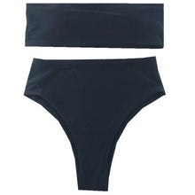 Load image into Gallery viewer, Bikini Set Summer Swimwear Beach Women's Swimsuit Bathing Suit Push Up Brazilian Bikini Women’s Two-Piece  Strapless Padded High Cut Bathing Suit Swimwear
