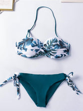 Load image into Gallery viewer, Bikini Sets Solid Color Swimsuit  Mid-Waist  Gather Cup Bikinis Women Swimwear Female Bathing Suits Beach wear  Two Piece Swimsuits Triangle Bikini swimsuits for Women
