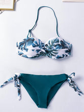 Load image into Gallery viewer, Bikini Sets Solid Color Swimsuit  Mid-Waist  Gather Cup Bikinis Women Swimwear Female Bathing Suits Beach wear  Two Piece Swimsuits Triangle Bikini swimsuits for Women

