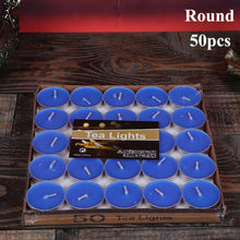 Load image into Gallery viewer, Birthday Party Supplies Wedding Cake Candles Safe Flames Dessert Decoration Candle Round Candle Hand Poured Premium Wax Party Candles
