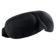 Load image into Gallery viewer, Black 3D Sleep Natural Sleeping Mask Eye Adjustable Strap Eye Mask Cover Portable Travel Blindfold Comfortable Mask For Sleeping
