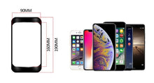 Load image into Gallery viewer, Black Bike Bag Frame Front Top Tube Cycling Bag Waterproof Phone Case Touchscreen Bag  Pack Bicycle Accessories Bike Bicycle Bag Waterproof Bike Phone Mount Bag Front Frame Top Tube Handlebar Bag Touch Screen Holder Case For Cell Phones 6.6in
