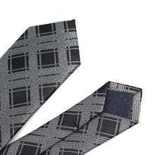 Load image into Gallery viewer, Black Business Dots Printed Polyester Men Necktie Slim Tie Formal Skinny Elegant Office Necktie For Men

