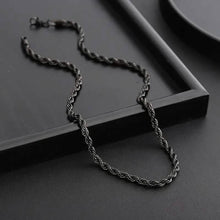 Load image into Gallery viewer, Black Chain Style Titanium Steel Fashion Necklace for Men
