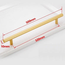 Load image into Gallery viewer, Black Golden Cupboard Handle Brushed Stainless Steel Kitchen Cabinet Door Knob Furniture Drawer Pull Hardware Pulls  Bar Handle  Furniture Handle Drawer Pull Hardware Stainless Steel Kitchen Drawer Pulls Cabinet Handles
