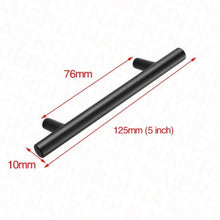 将图片加载到图库查看器，Black Golden Cupboard Handle Brushed Stainless Steel Kitchen Cabinet Door Knob Furniture Handle Drawer Pull Hardware Stainless Steel Kitchen Drawer Pulls Cabinet Handles
