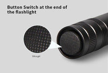 Load image into Gallery viewer, Black Light Flashlight UV Flashlight Super Bright LED Tactical Flashlights 1200 Lumen Rechargeable LED Zoomable UV Torch Waterproof Flashlight Lamp For Pet Urine Stains Detection/Camping
