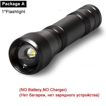 Load image into Gallery viewer, Black Light Flashlight UV Flashlight Super Bright LED Tactical Flashlights 1200 Lumen Rechargeable LED Zoomable UV Torch Waterproof Flashlight Lamp For Pet Urine Stains Detection/Camping
