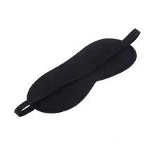 Load image into Gallery viewer, Black Lightweight Sleeping Travel Eye Mask Nap Sleep Eye Patch Comfortable Elegant Sleep Eye Mask Design Blindfold
