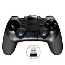 将图片加载到图库查看器，Black Portable 2.4G Wireless Bluetooth Mobile Trigger Joystick Game Console Controller Compatible With PC Laptop Tablets
