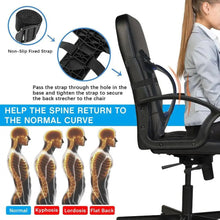 将图片加载到图库查看器，Black Purple Back Stretching Device Muscle Back Massage Relax Stretcher Posture Therapy Back Stretch Spine Pain Relief Stretcher Support Lower And Upper Muscle Pain Relief
