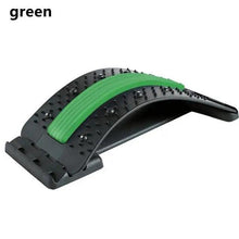 将图片加载到图库查看器，Black Purple Back Stretching Device Muscle Back Massage Relax Stretcher Posture Therapy Back Stretch Spine Pain Relief Stretcher Support Lower And Upper Muscle Pain Relief
