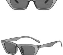 Load image into Gallery viewer, Black Rectangle Sunglasses For Women Retro Driving Glasses Vintage Fashion Style Cat Eye Sunglasses Women Small Cool Sun Glasses Luxury Eyewear
