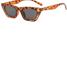 Load image into Gallery viewer, Black Rectangle Sunglasses For Women Retro Driving Glasses Vintage Fashion Style Cat Eye Sunglasses Women Small Cool Sun Glasses Luxury Eyewear
