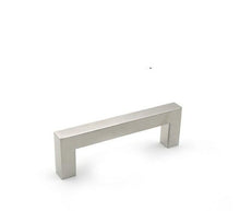 Load image into Gallery viewer, Black Silver Gold Cabinet Handle Square Furniture Hardware Stainless Steel Kitchen Door Knobs Cupboard Wardrobe Drawer Pulls  Square Bar Cabinet Pull Drawer Handle Stainless Steel Modern Hardware For Kitchen And Bathroom Cabinets
