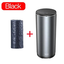Load image into Gallery viewer, Black Small Trash Bin Garbage Can For Car Waste Rubbish Basket Organizer Storage Holder Car Accessories
