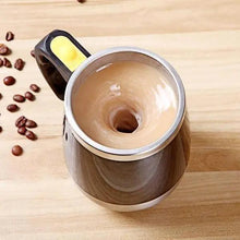 将图片加载到图库查看器，Black Smart Lazy Automatic Stainless Steel Self Stirring Magnetic Mug Creative Coffee Mixing Cup Automatic Self Mixing &amp; Spinning Cup Cute Christmas Birthday Gift Idea For Men And Women
