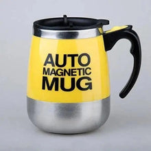 将图片加载到图库查看器，Black Smart Lazy Automatic Stainless Steel Self Stirring Magnetic Mug Creative Coffee Mixing Cup Automatic Self Mixing &amp; Spinning Cup Cute Christmas Birthday Gift Idea For Men And Women

