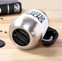 将图片加载到图库查看器，Black Smart Lazy Automatic Stainless Steel Self Stirring Magnetic Mug Creative Coffee Mixing Cup Automatic Self Mixing &amp; Spinning Cup Cute Christmas Birthday Gift Idea For Men And Women
