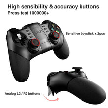 Load image into Gallery viewer, Black Solid Bluetooth Joystick Smartphone Trigger Gamepad Controller Compatible With TV PC Laptop
