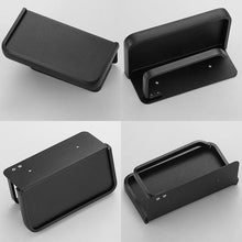 将图片加载到图库查看器，Black Toilet Paper Holder Multifunction Bathroom Storage Shelf Roll Paper Holder Toilet Paper Holder With Shelf Matte Black Toilet Paper Holder Toilet Paper Roll Holder Bathroom Adhesive Toilet Paper Holder
