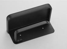 将图片加载到图库查看器，Black Toilet Paper Holder Multifunction Bathroom Storage Shelf Roll Paper Holder Toilet Paper Holder With Shelf Matte Black Toilet Paper Holder Toilet Paper Roll Holder Bathroom Adhesive Toilet Paper Holder
