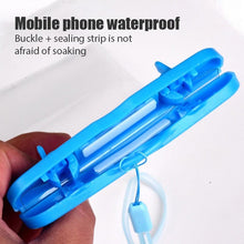 Load image into Gallery viewer, Black Universal Waterproof Phone Case Water Proof Bag Mobile Cover For iPhone 12 11 Pro Max 8 7 Waterproof Phone Bag Waterproof Phone Case With Lanyard for iPhone Case &amp; Strap
