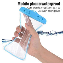 Load image into Gallery viewer, Black Universal Waterproof Phone Case Water Proof Bag Mobile Cover For iPhone 12 11 Pro Max 8 7 Waterproof Phone Bag Waterproof Phone Case With Lanyard for iPhone Case &amp; Strap
