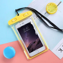 Load image into Gallery viewer, Black Waterproof Mobile Cover Pouch Mobile Case Phone Pouch for iPhone Outdoor Waterproof Phone Case Universal Bag For iPhone 13 12 11 Pro Max Waterproof Phone Pouch Case &amp; Strap
