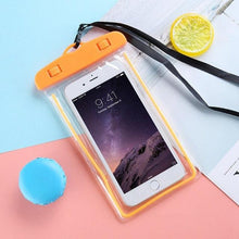 Load image into Gallery viewer, Black Waterproof Mobile Cover Pouch Mobile Case Phone Pouch for iPhone Outdoor Waterproof Phone Case Universal Bag For iPhone 13 12 11 Pro Max Waterproof Phone Pouch Case &amp; Strap
