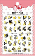 将图片加载到图库查看器，Black White 3D Nail Sticker Decals Cool English Letter Nail Art Decoration Manicure Design Christmas New Year Gift French Nail Art Stickers Decals 8Sheets Nail Art Supplies 3D Self-Adhesive Nail Art Decoration  Pattern Nail Accessories Classic Simple
