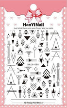 将图片加载到图库查看器，Black White 3D Nail Sticker Decals Cool English Letter Nail Art Decoration Manicure Design Christmas New Year Gift French Nail Art Stickers Decals 8Sheets Nail Art Supplies 3D Self-Adhesive Nail Art Decoration  Pattern Nail Accessories Classic Simple
