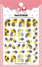 将图片加载到图库查看器，Black White 3D Nail Sticker Decals Cool English Letter Nail Art Decoration Manicure Design Christmas New Year Gift French Nail Art Stickers Decals 8Sheets Nail Art Supplies 3D Self-Adhesive Nail Art Decoration  Pattern Nail Accessories Classic Simple
