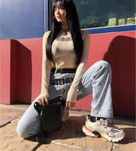 将图片加载到图库查看器，Black Womens Breathable Sneakers  Spring Mesh  Sneakers Woman Elegant Casual Sneakers Outdoor Sport Summer Couple Cushion Flats Running Womens Sneakers
