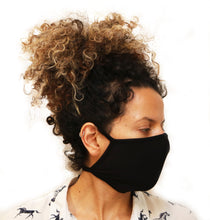 Load image into Gallery viewer, X Large Triple Layer Breathable Bamboo Viscose Face Mask with String Ties
