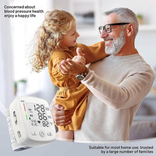 Load image into Gallery viewer, Blood Pressure Monitor Digital Wrist BP Machine Automatic BP Cuff with 2 Users 180 Memory Voice Large LCD Display
