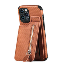 Load image into Gallery viewer, Blue Cards Wallet Leather Phone Case For Iphone 14 Plus 13 12 Mini 11 Pro Max X Xs Xr Men Luxury Business Purse Card Holder Cover  Phone Case With Card Sleeve Men Phone Case
