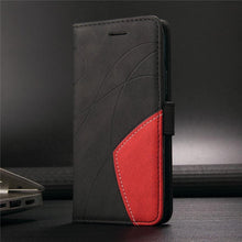 Load image into Gallery viewer, Blue PU Leather Wallet Flip Phone Case Cover For iPhone 13 Pro Max Case Leather Flip Cover iPhone 13 Pro Phone Case For  iPhone 12 Mini 14 11 8 7 6 6s Plus 5 5s Case
