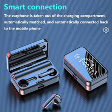Load image into Gallery viewer, Bluetooth 5.1 Wireless Headphones  Waterproof Sports Workout Earphones With Microphone Bluetooth In Ear Headphones Wireless Headset Quality Deep Bass Soft Earmuffs  Light Weight Built-in Microphone Charging Box 3500mAh
