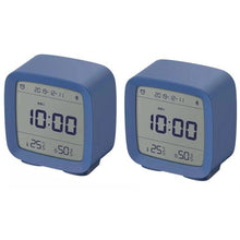 Load image into Gallery viewer, Bluetooth Alarm Clock Temperature Humidity Display LCD Screen Adjustable Clock Dual Alarm Clock with Night Light, Alarm Clock for Kids Small Alarm Clock for Home Bedroom Travel USB Powered Cute Design Nightlight With APP Smart Home
