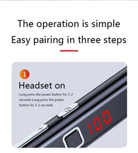 Load image into Gallery viewer, Bluetooth-Compatible Magnetic Neckband Headphone Wireless Earphone Sport Headset Noise Cancelling Microphone Bluetooth Over Ear Headphones, Wireless 5.0/Wired Headset, 55Hrs Playtime, Hi-Fi Stereo Deep Bass, Soft Earmuffs &amp; Light Weight
