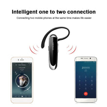 Load image into Gallery viewer, Bluetooth Earpiece V5.0 Wireless Handsfree Headset With Microphone 24 Hrs Driving Headset 30 Days Standby Time Bluetooth Music Headset Waterproof Earphone Works On All Smartphones Sport Wireless Earphones
