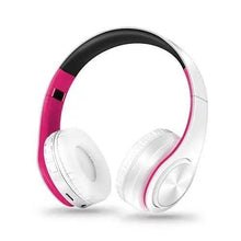 将图片加载到图库查看器，Bluetooth Foldable Earphone Unique Wireless Stereo Headphones Sport Earphone With Microphone Modern Music Headphones
