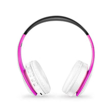 将图片加载到图库查看器，Bluetooth Foldable Earphone Unique Wireless Stereo Headphones Sport Earphone With Microphone Modern Music Headphones
